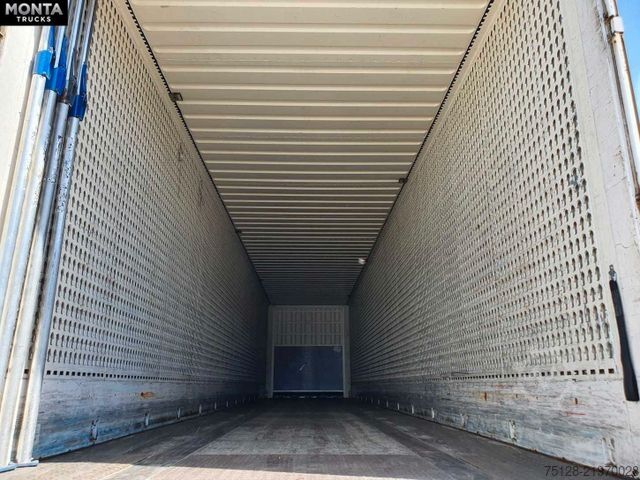 Box semitrailer KRONE Koffer Auflieger, BPW, Lochsystem, Liftachse 2x