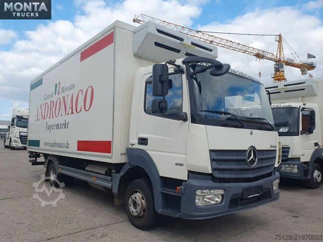Refrigerator body van MERCEDES-BENZ Atego 818L, Kühlkoffer, Euro5, Klima,LBW Tüv