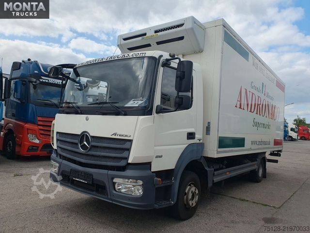 Refrigerator body van MERCEDES-BENZ Atego 818L, Kühlkoffer, Euro5, Klima,LBW Tüv