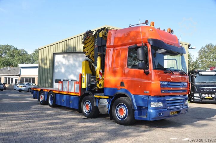 Kranwagen DAF CF 85.460 2012 EEV 8X2 HIAB 85Tm CRANE HANDGESC...