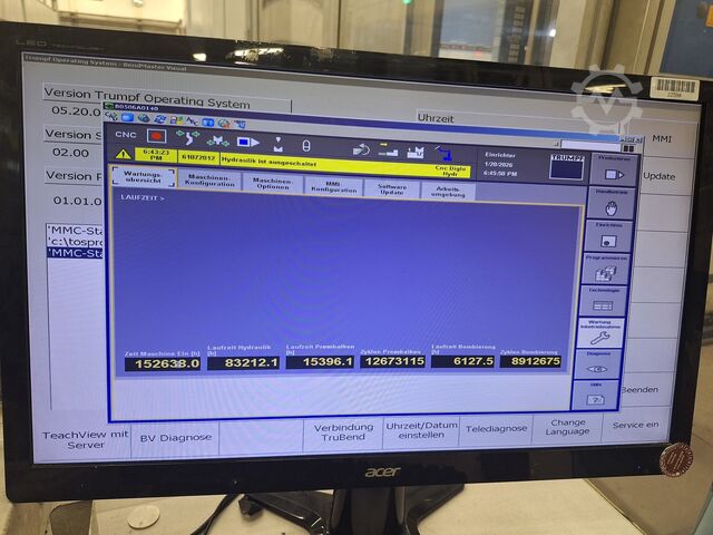 Press brake + robot Trumpf TruBend 5170 + BendMaster