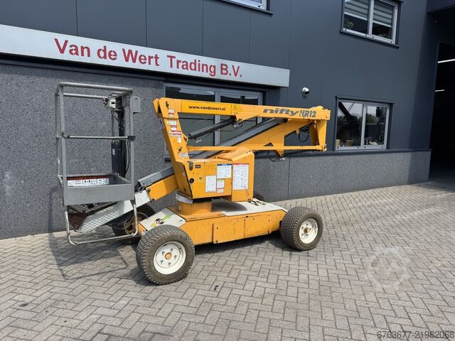 Niftylift Nifty HR12 NE Articulating Boom Lift 4x2 Electric 2012 12m Working Height NIFTYLIFT HR12 NE Knikarmhoogwerker 4x2 Elektrisch 2012 12M werkhoogte