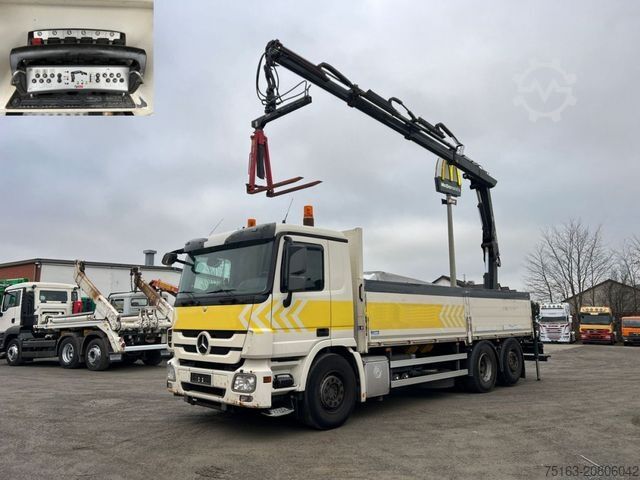 Autokran MERCEDES-BENZ Actros 2641 L 6x2 Pritsche Heckkran Funk