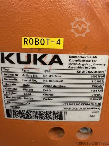FLR – KR C4 Industrieroboter KUKA KR 210 R2700 extra