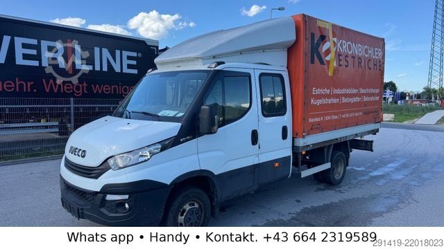 Curtain sider van IVECO Daily 50C35 Doka Pritsche Plane Bj 2017