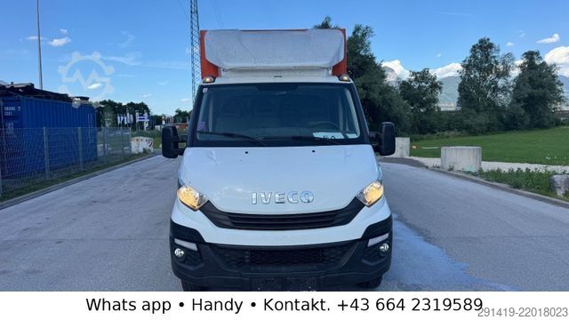 Curtain sider van IVECO Daily 50C35 Doka Pritsche Plane Bj 2017