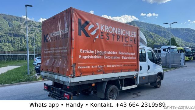 Curtain sider van IVECO Daily 50C35 Doka Pritsche Plane Bj 2017