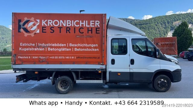Curtain sider van IVECO Daily 50C35 Doka Pritsche Plane Bj 2017