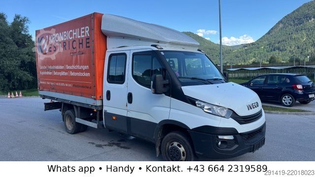 Curtain sider van IVECO Daily 50C35 Doka Pritsche Plane Bj 2017