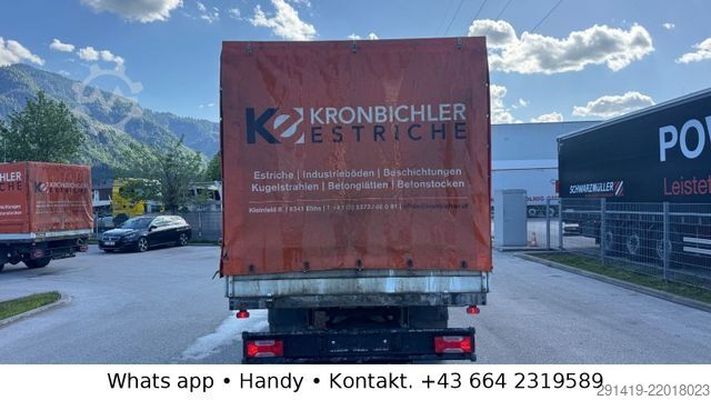 Curtain sider van IVECO Daily 50C35 Doka Pritsche Plane Bj 2017