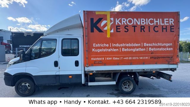 Curtain sider van IVECO Daily 50C35 Doka Pritsche Plane Bj 2017