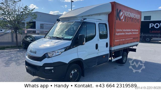 Curtain sider van IVECO Daily 50C35 Doka Pritsche Plane Bj 2017