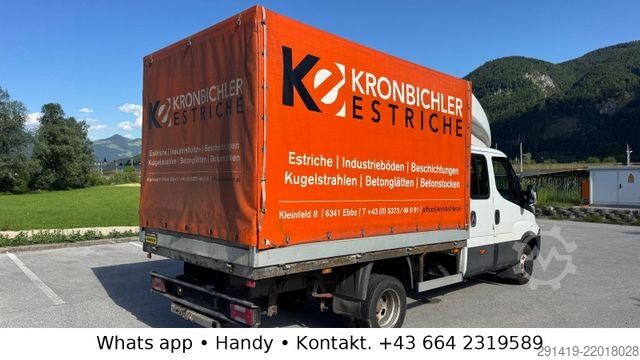 Curtain sider van IVECO Daily 50C35 Doka Pritsche Plane Bj 2017