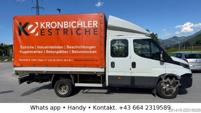 Curtain sider van IVECO Daily 50C35 Doka Pritsche Plane Bj 2017