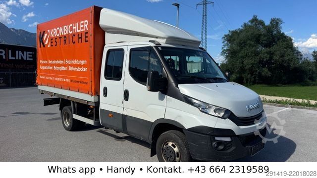 Curtain sider van IVECO Daily 50C35 Doka Pritsche Plane Bj 2017