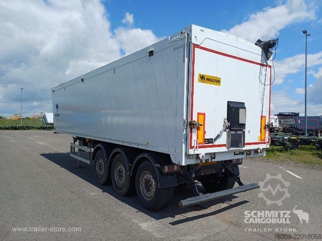 Tipper semitrailer Wielton Kipper Alukastenmulde 51m³