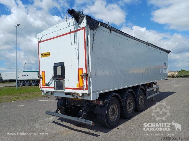 Tipper semitrailer Wielton Kipper Alukastenmulde 51m³