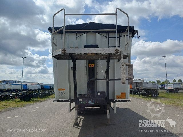 Tipper semitrailer Wielton Kipper Alukastenmulde 51m³