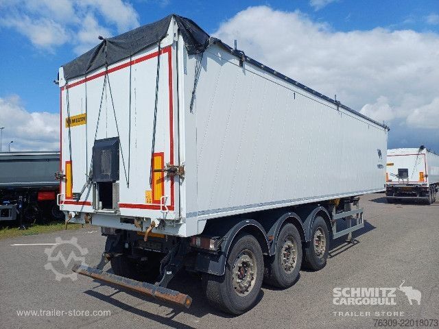 Tipper semitrailer Wielton Kipper Alukastenmulde 51m³