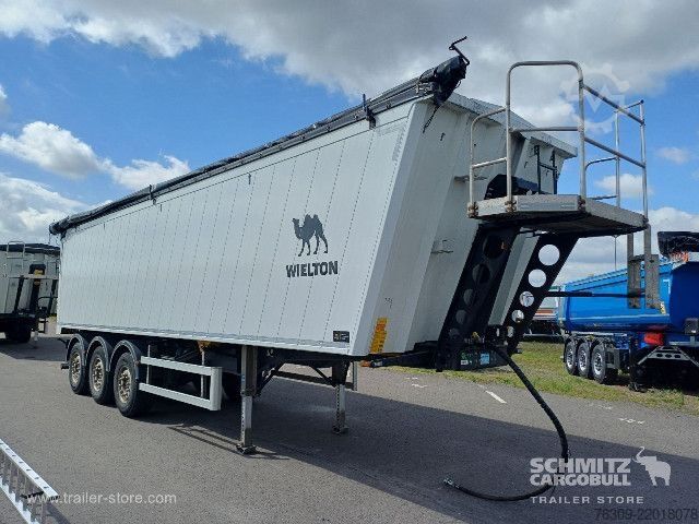 Tipper semitrailer Wielton Kipper Alukastenmulde 51m³
