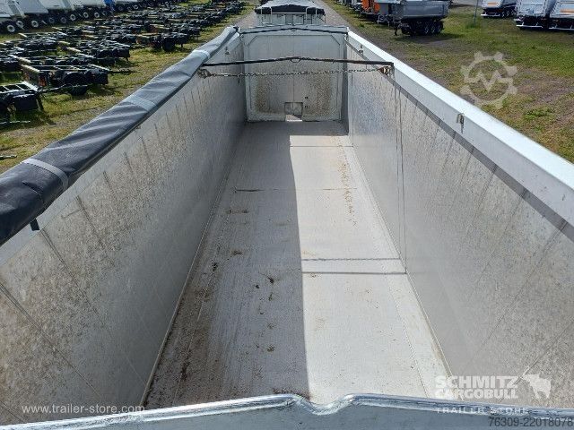 Tipper semitrailer Wielton Kipper Alukastenmulde 51m³