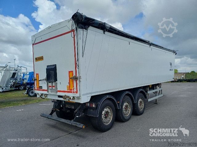 Tipper semitrailer Wielton Kipper Alukastenmulde 51m³