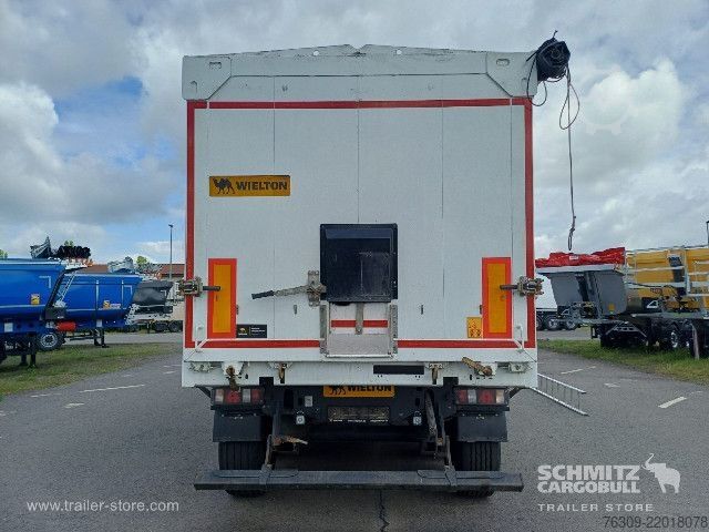 Tipper semitrailer Wielton Kipper Alukastenmulde 51m³