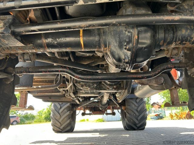 LKW mit Pritsche (offen) UNIMOG U 1650 / Atlas 130.1 / Greifer / Winde
