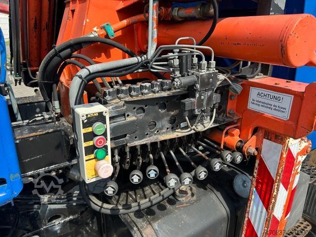 LKW mit Pritsche (offen) UNIMOG U 1650 / Atlas 130.1 / Greifer / Winde
