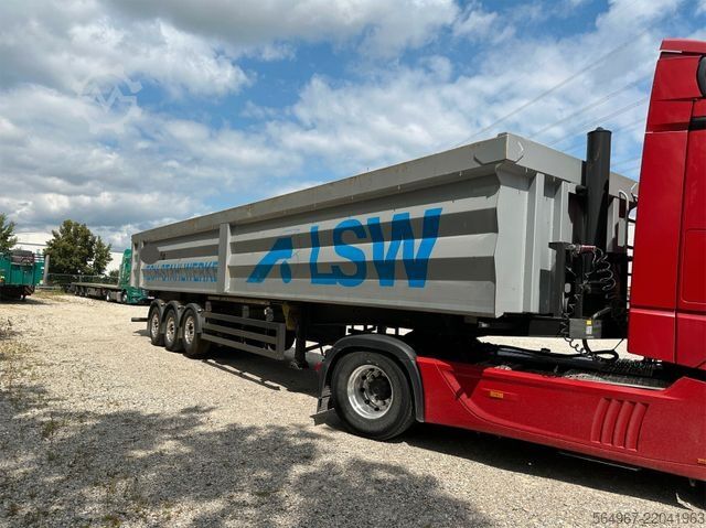 Tipper semitrailer REISCH RHKS-3-SG13 Kippmulde 50m3 Schrottmulde Abbruch