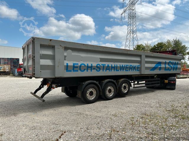 Tipper semitrailer REISCH RHKS-3-SG13 Kippmulde 50m3 Schrottmulde Abbruch