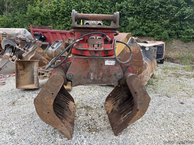 Clamshell Verachtert Sortiergreifer MS21/25 hydr. Schnellvers