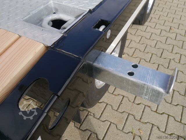 Low loader trailer Fliegl Tiefladeanhänger DTS 300 L=6,5 m Luft/FH