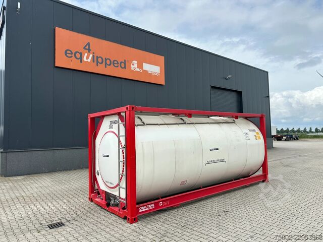 Tank container CIMC 20FT ISO / 25.060L / 1-COMP / 3 BAFFLES / UN PO...
