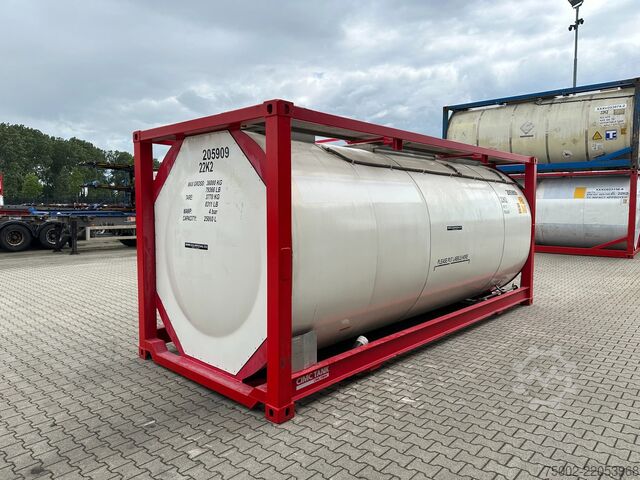 Tank container CIMC 20FT ISO / 25.060L / 1-COMP / 3 BAFFLES / UN PO...
