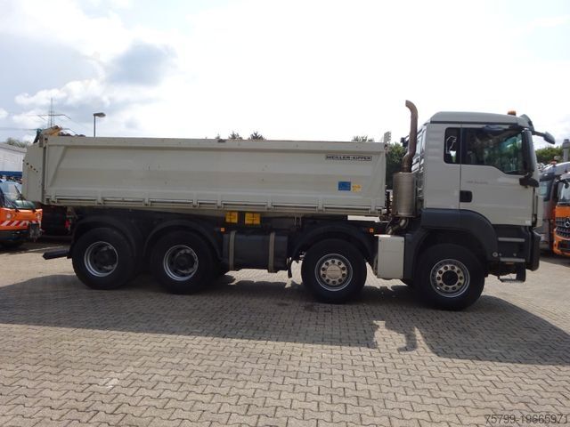 Dreiseitenkipper LKW MAN 35.470 TGS MEILLER 3Skipper + Bordmatik 8x4