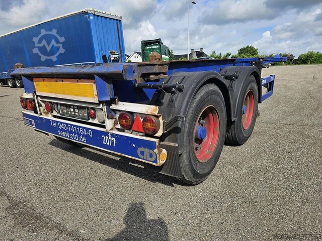 Container transport KRONE F.ATL 20-BPW DRUM-STEEL SPRINGS.