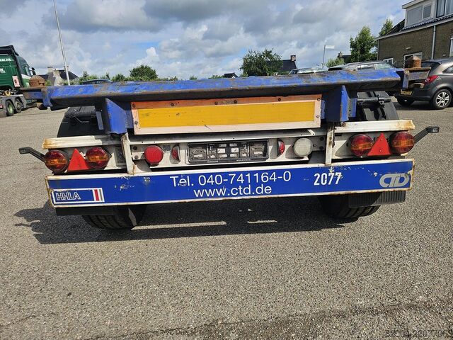 Container transport KRONE F.ATL 20-BPW DRUM-STEEL SPRINGS.