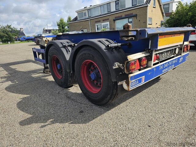 Container transport KRONE F.ATL 20-BPW DRUM-STEEL SPRINGS.