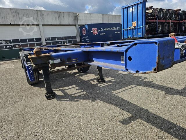 Container transport KRONE F.ATL 20-BPW DRUM-STEEL SPRINGS.