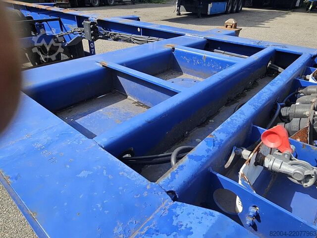 Container transport KRONE F.ATL 20-BPW DRUM-STEEL SPRINGS.