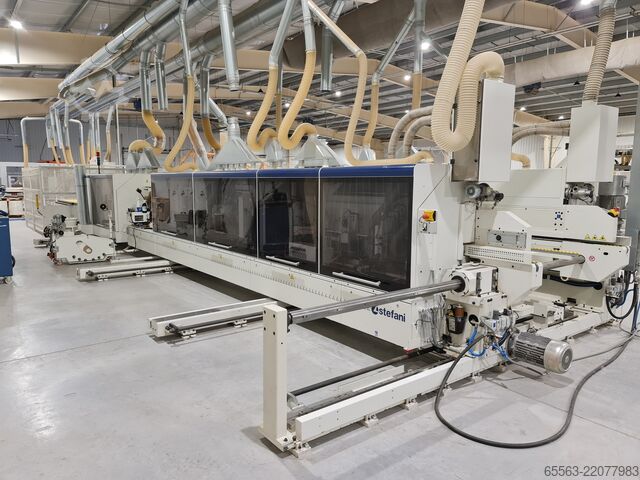Double-sided formating and edgebanding SCM Group spa - STEFANI EVOLUTION SSB