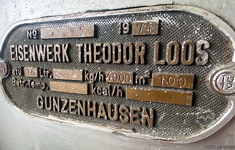 Steam Boiler Loos/Weishaupt FT.C 3/GL9-1-D