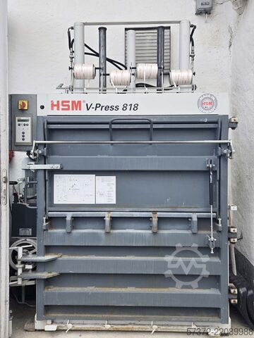 Vertical Bale Press HSM V-Press 818