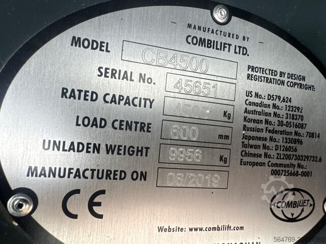 Vierwegestapler Combilift CB4500//2019 year // New price
