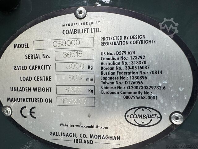 Vierwegestapler Combilift CB3000// LPG // 2017 year /Toyota engine