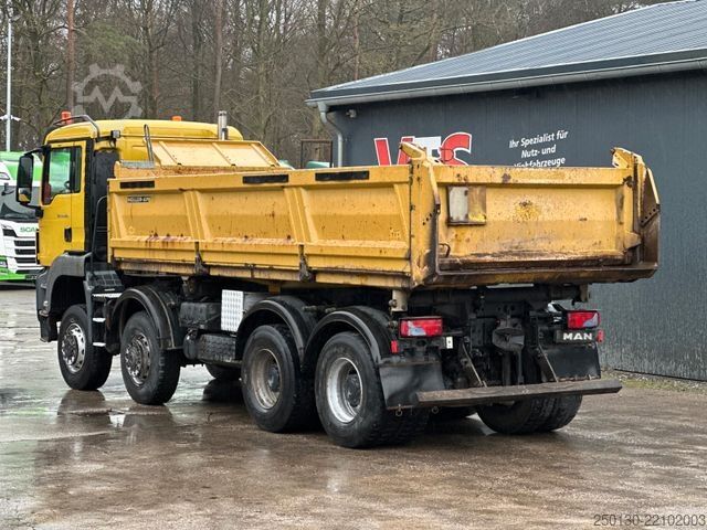 Three-sided tipper truck MAN TGS 35.480 8x6BB Meiller Bordmatik *TOP*