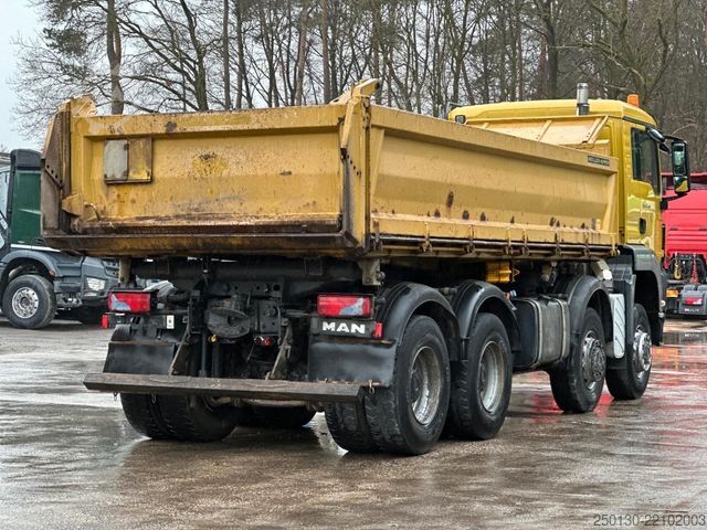 Three-sided tipper truck MAN TGS 35.480 8x6BB Meiller Bordmatik *TOP*