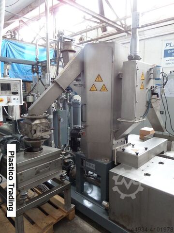Pelletizing line BKG Nordson Kreyenborg Extruder ES 100 mit K-SWE 160 RS und UWG