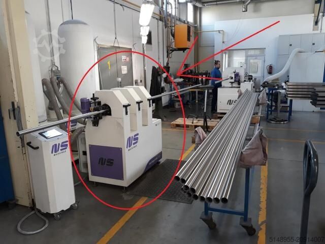 Planetary tube grinder and polisher NS Maquinas ML 100 3Z